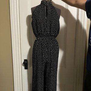 Max Studio Women's Sleeveless Smocked Waist Jumpsuit Size M NWT